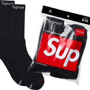 Supreme Hanes Crew Socks